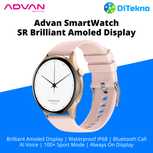 ADVAN Smartwatch SR Amoled Display Bluetooth Call Sport Mode Waterproof ...